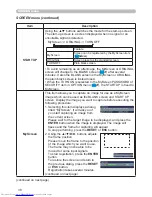 Preview for 47 page of Hitachi CP-WX410 Operating Manual