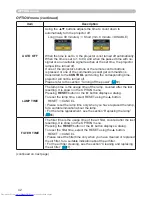 Preview for 51 page of Hitachi CP-WX410 Operating Manual