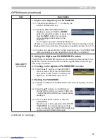 Preview for 56 page of Hitachi CP-WX410 Operating Manual