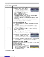 Preview for 57 page of Hitachi CP-WX410 Operating Manual