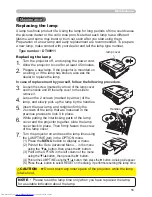 Preview for 64 page of Hitachi CP-WX410 Operating Manual