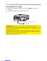 Preview for 21 page of Hitachi CP-WX625 User Manual