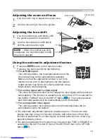 Preview for 28 page of Hitachi CP-WX625 User Manual