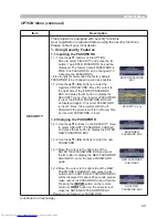 Preview for 58 page of Hitachi CP-WX625 User Manual