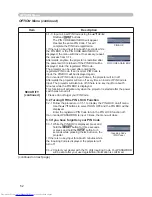 Preview for 61 page of Hitachi CP-WX625 User Manual