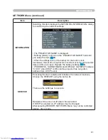 Preview for 70 page of Hitachi CP-WX625 User Manual