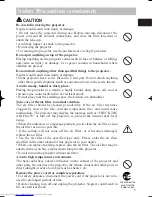 Preview for 6 page of Hitachi CP-X1200 Series User Manual