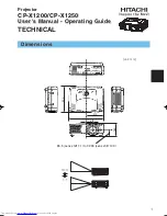 Preview for 63 page of Hitachi CP-X1200 Series User Manual