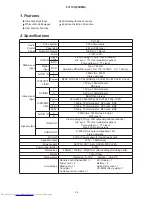 Preview for 3 page of Hitachi CP-X1200W Service Manual