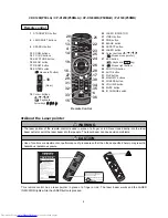 Preview for 5 page of Hitachi CP-X1200W Service Manual