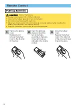 Предварительный просмотр 12 страницы Hitachi CP-X1230 User Manual – Operating Manual