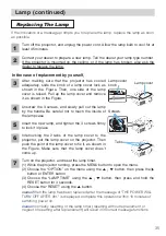 Предварительный просмотр 35 страницы Hitachi CP-X1230 User Manual – Operating Manual