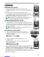 Preview for 15 page of Hitachi CP-X2 series User'S Manual And Operating Manual