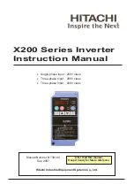 Preview for 1 page of Hitachi CP-X200 CP-X300 Instruction Manual