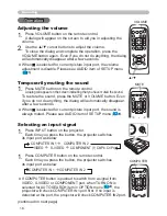 Preview for 16 page of Hitachi CP-X200 CP-X300 Operating Manual