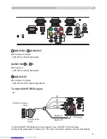 Предварительный просмотр 5 страницы Hitachi CP-X201 User Manual