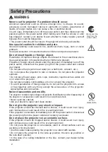 Preview for 3 page of Hitachi CP-X2010 series User'S Manual And Operating Manual