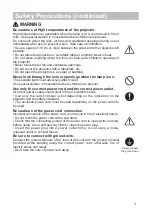 Preview for 4 page of Hitachi CP-X2010 series User'S Manual And Operating Manual