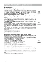 Preview for 5 page of Hitachi CP-X2010 series User'S Manual And Operating Manual