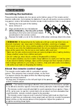 Preview for 21 page of Hitachi CP-X2010 series User'S Manual And Operating Manual