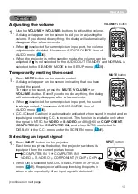 Preview for 24 page of Hitachi CP-X2010 series User'S Manual And Operating Manual