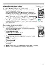 Preview for 26 page of Hitachi CP-X2010 series User'S Manual And Operating Manual