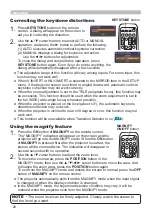 Preview for 29 page of Hitachi CP-X2010 series User'S Manual And Operating Manual