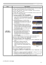 Preview for 60 page of Hitachi CP-X2010 series User'S Manual And Operating Manual