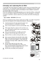 Preview for 64 page of Hitachi CP-X2010 series User'S Manual And Operating Manual