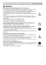 Preview for 4 page of Hitachi CP-X2010N User'S Manual And Operating Manual