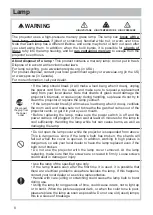 Preview for 9 page of Hitachi CP-X2010N User'S Manual And Operating Manual