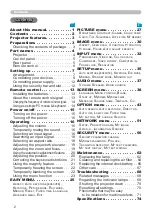 Preview for 11 page of Hitachi CP-X2010N User'S Manual And Operating Manual