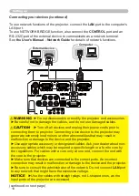 Preview for 19 page of Hitachi CP-X2010N User'S Manual And Operating Manual