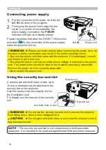 Preview for 21 page of Hitachi CP-X2010N User'S Manual And Operating Manual