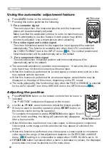 Preview for 29 page of Hitachi CP-X2010N User'S Manual And Operating Manual