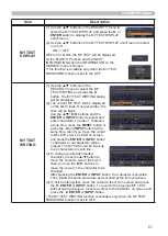 Preview for 70 page of Hitachi CP-X2010N User'S Manual And Operating Manual