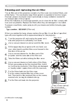 Preview for 73 page of Hitachi CP-X2010N User'S Manual And Operating Manual