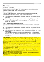 Preview for 76 page of Hitachi CP-X2010N User'S Manual And Operating Manual