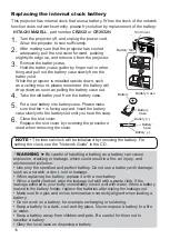 Preview for 152 page of Hitachi CP-X2010N User'S Manual And Operating Manual