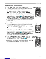 Preview for 28 page of Hitachi CP-X2011N Operating Manual