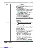 Предварительный просмотр 66 страницы Hitachi CP-X2011N Operating Manual