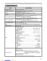 Предварительный просмотр 108 страницы Hitachi CP-X2011N Operating Manual