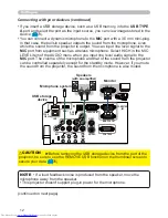 Предварительный просмотр 12 страницы Hitachi CP-X2011N User Manual