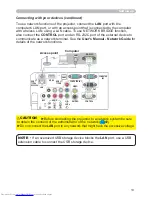 Предварительный просмотр 13 страницы Hitachi CP-X2011N User Manual