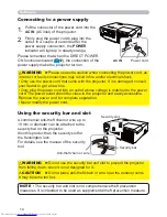 Предварительный просмотр 14 страницы Hitachi CP-X2011N User Manual