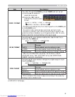 Предварительный просмотр 37 страницы Hitachi CP-X2011N User Manual