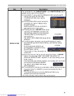 Предварительный просмотр 39 страницы Hitachi CP-X2011N User Manual