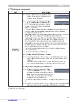 Preview for 58 page of Hitachi CP-X206 User'S Manual And Operating Manual