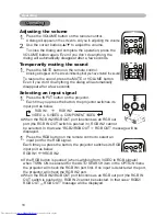 Preview for 18 page of Hitachi CP-X250 series User Manual