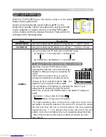 Preview for 27 page of Hitachi CP-X250 series User Manual